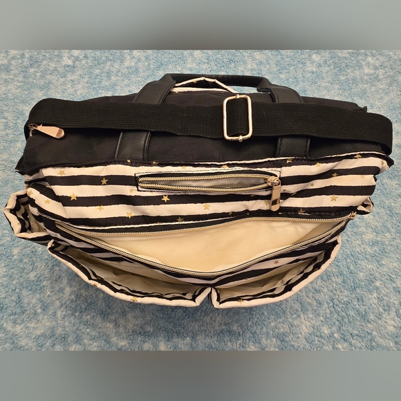 Fanfaree Unisex Lg Travel Tote/Baby Bag w/ Changing Pad & "Purse Pouch" - Picture 6 of 16